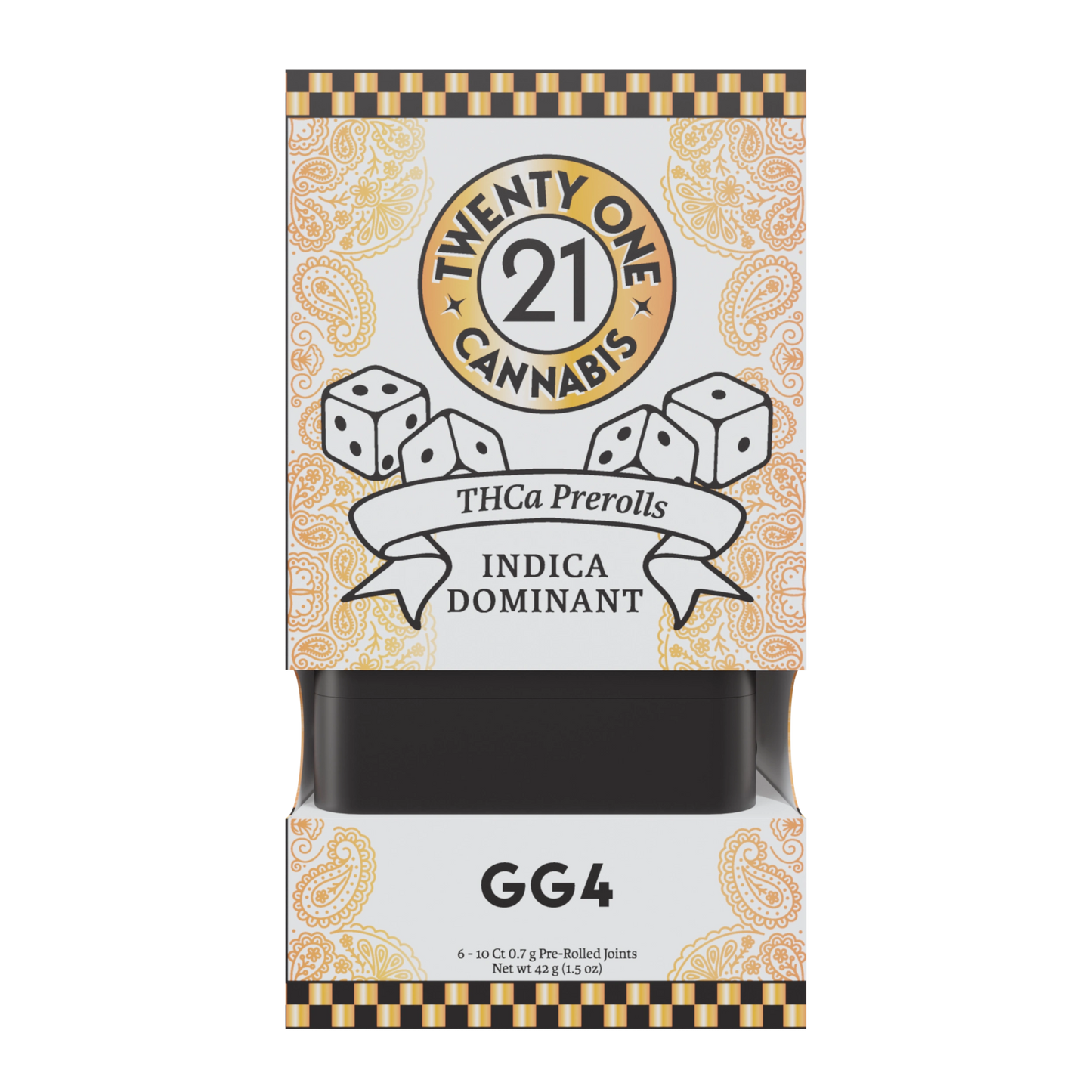 Twenty One THC-A Pre-Rolls 10ct 7g (6/Pack) [DROPSHIP]