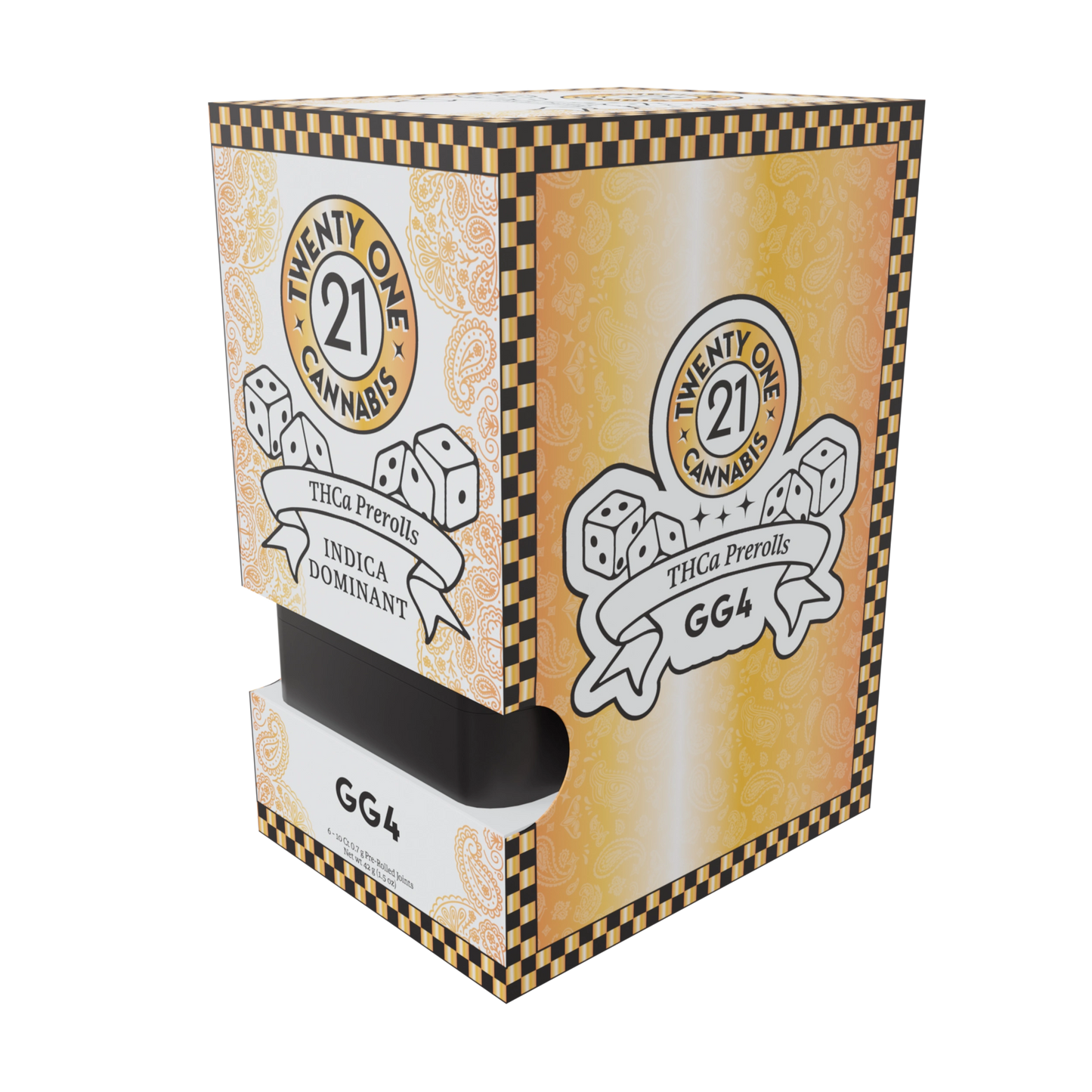 Twenty One THC-A Pre-Rolls 10ct 7g (6/Pack) [DROPSHIP]