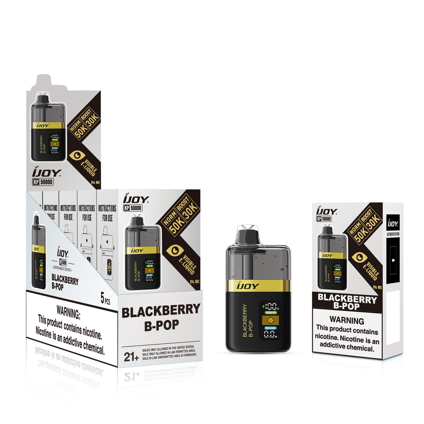 iJoy XP 50K Disposable 20mL (5/pack)