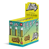 Litty AF Blend THC-A Cartridge 1g 3ct (5/Pack) [DROPSHIP]