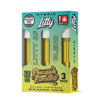 Litty AF Blend THC-A Cartridge 1g 3ct (5/Pack) [DROPSHIP]