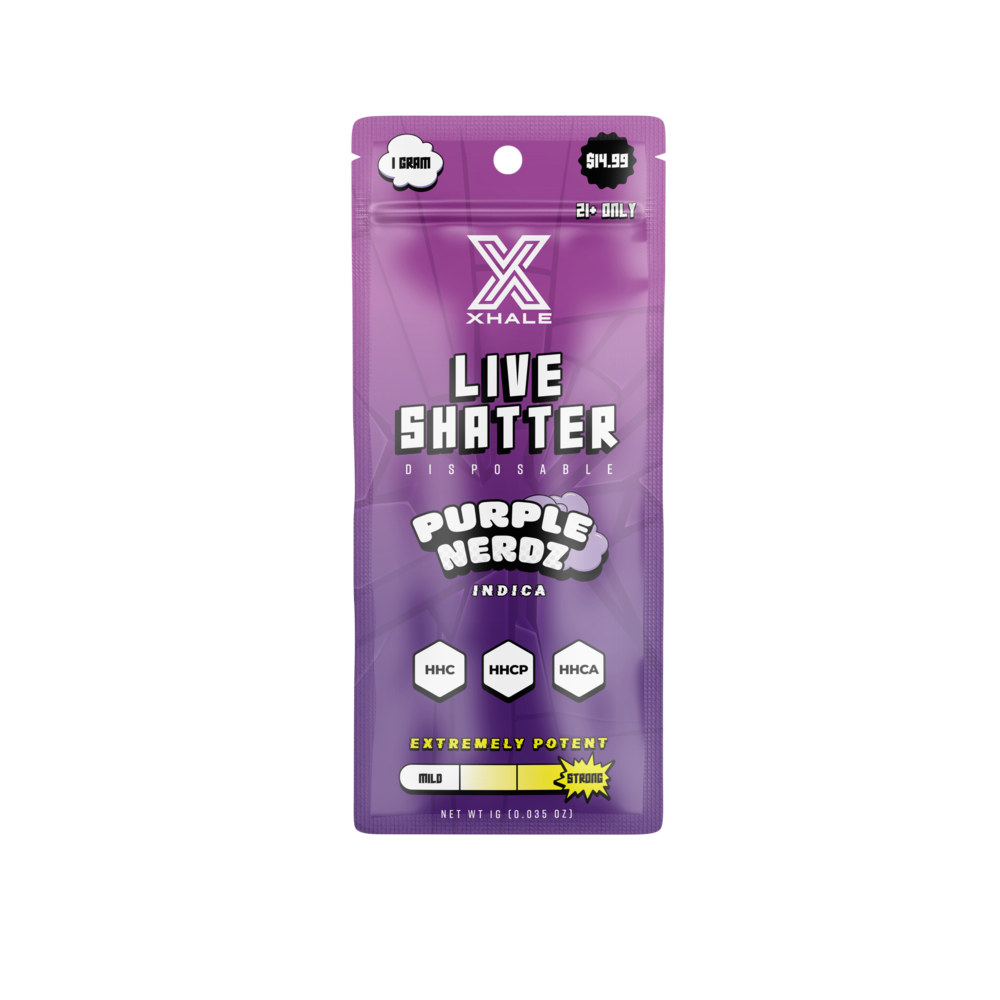 Xhale Live Shatter Disposable 1g (10/Pack) [DROPSHIP]