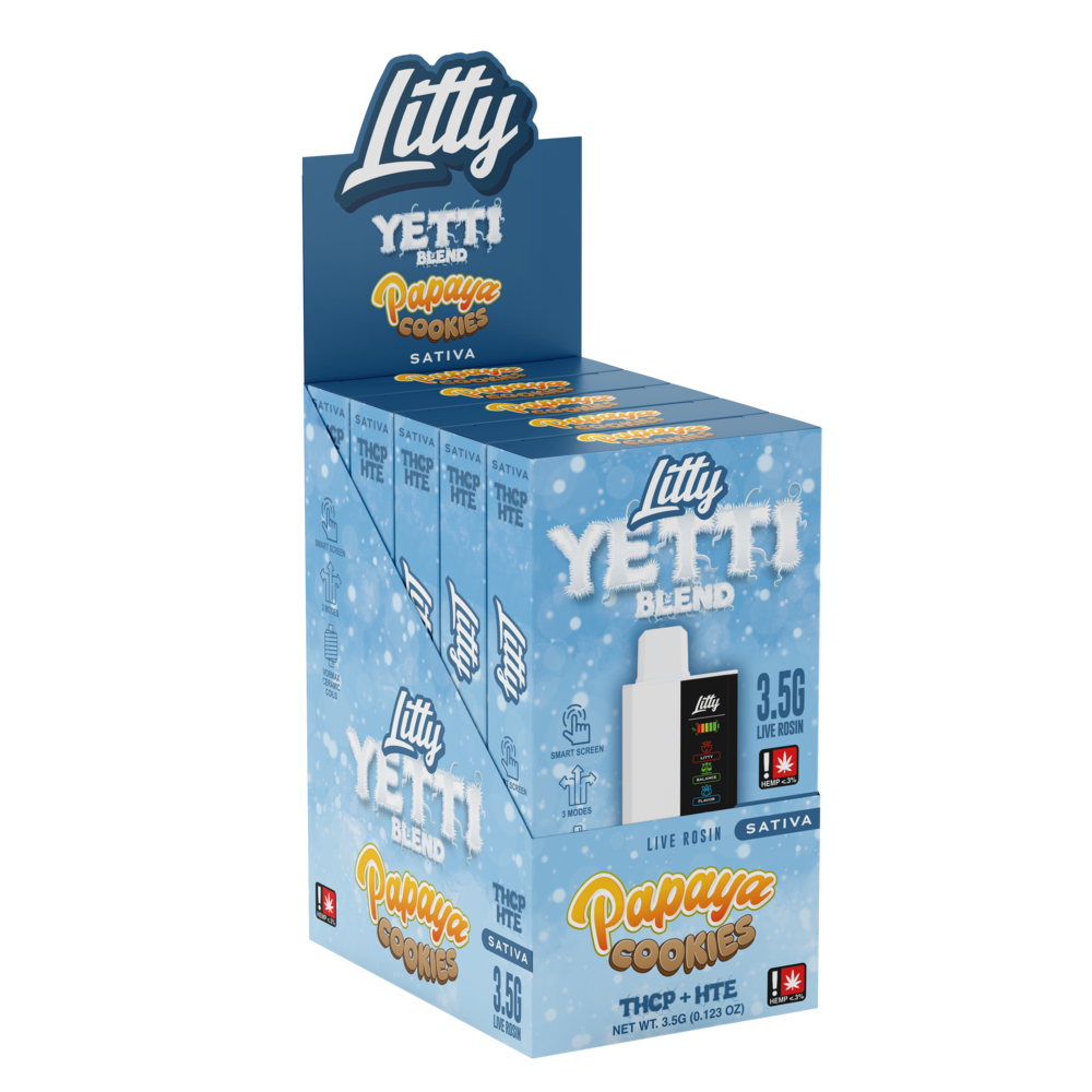 Litty Yetti Blend THC-P Disposable 3.5g (5/Pack) [DROPSHIP]