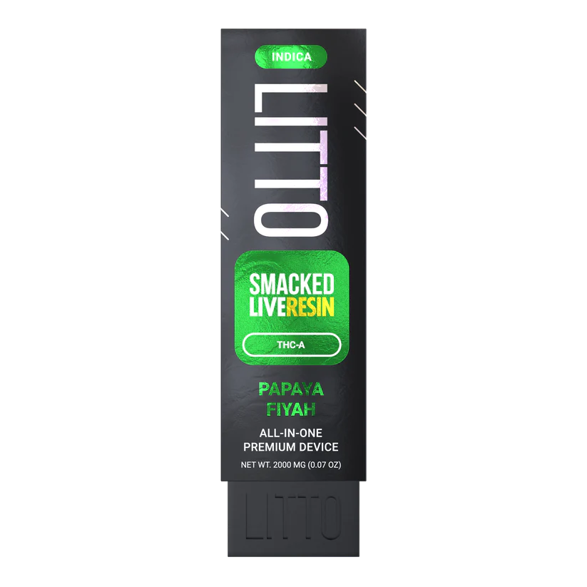 LITTO THC-A SMACKED Live Resin Disposable 2g  (SINGLE) [DROPSHIP]
