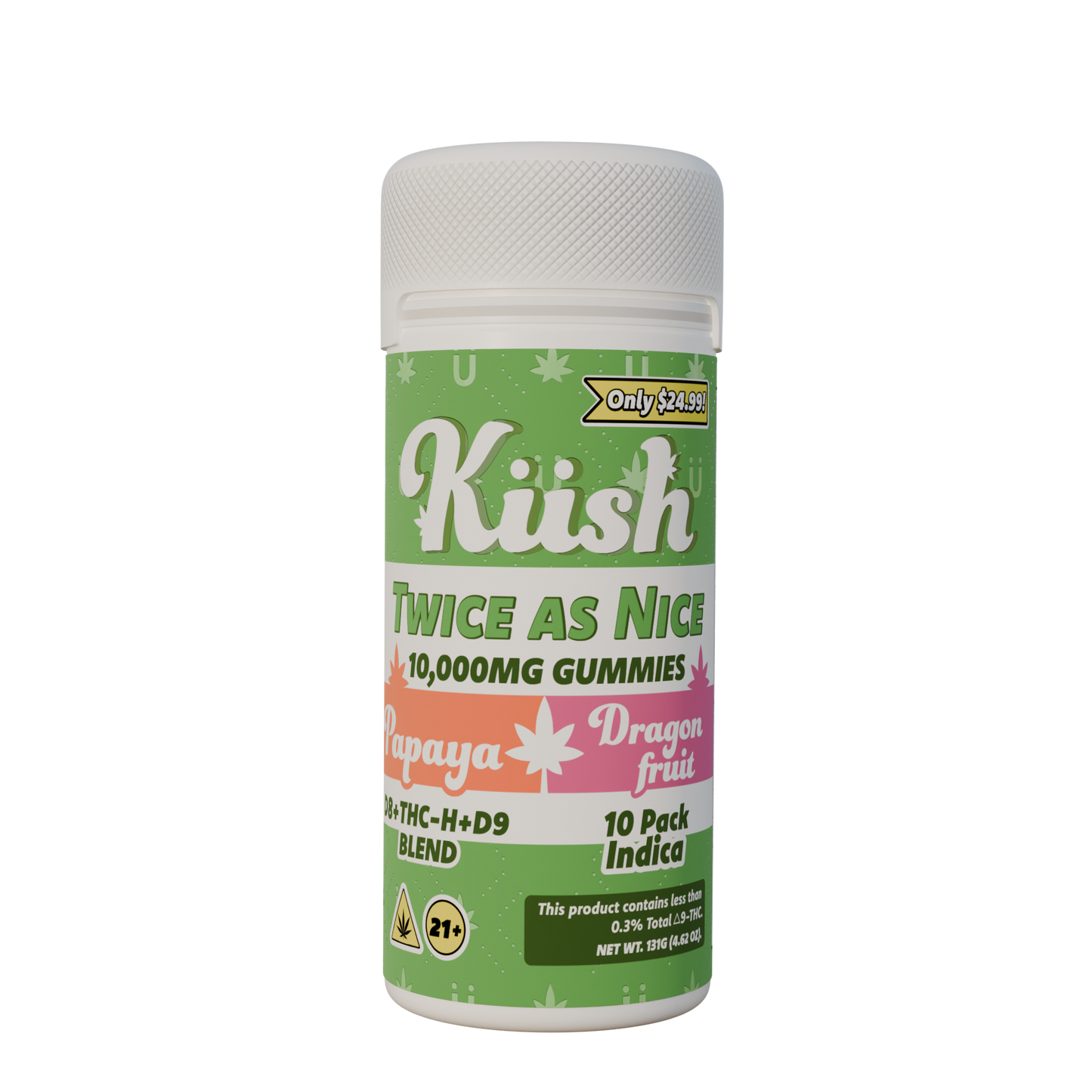 Chapo Kush Twice As Nice Gummies 10,000mg 10ct (6/pack) [DROPSHIP]