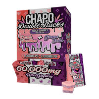 Chapo Blanco Double Stacks THC-P Gummies 2000mg 2ct (30/Pack) [DROPSHIP]