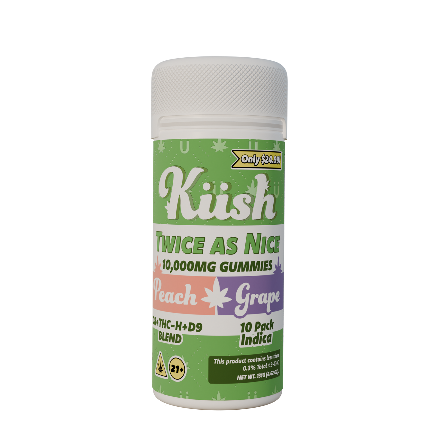 Chapo Kush Twice As Nice Gummies 10,000mg 10ct (6/pack) [DROPSHIP]