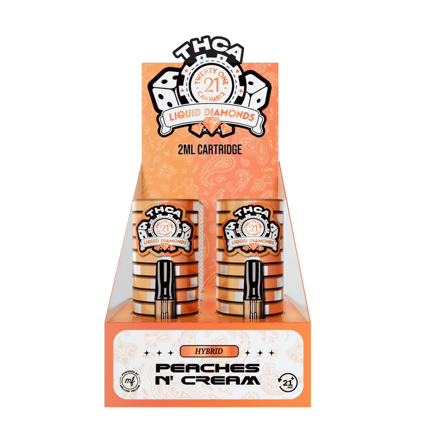 Twenty One THC-A Cartridge 2mL (6/pack) [DROPSHIP]