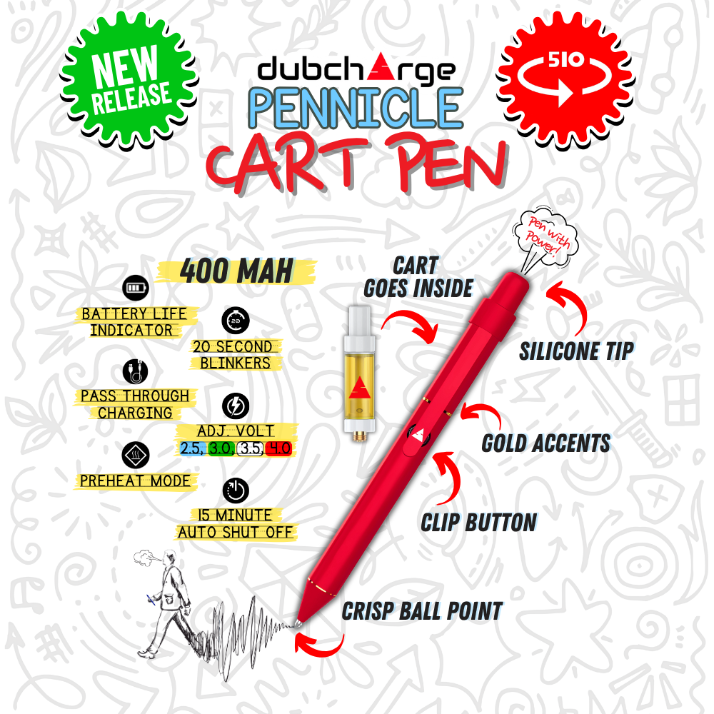 DubCharge Pennicle Cartridge Pen Battery (SINGLE) [DROPSHIP]