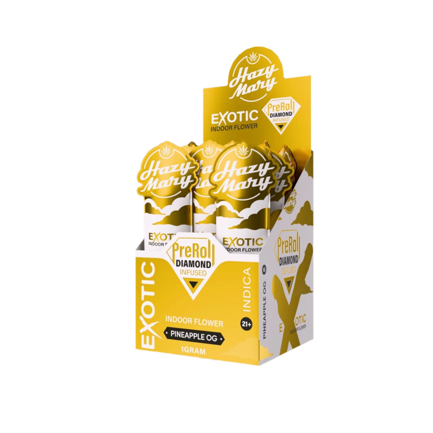 Hazy Mary Exotic Diamond Infused Pre Roll 1g (SINGLE)
