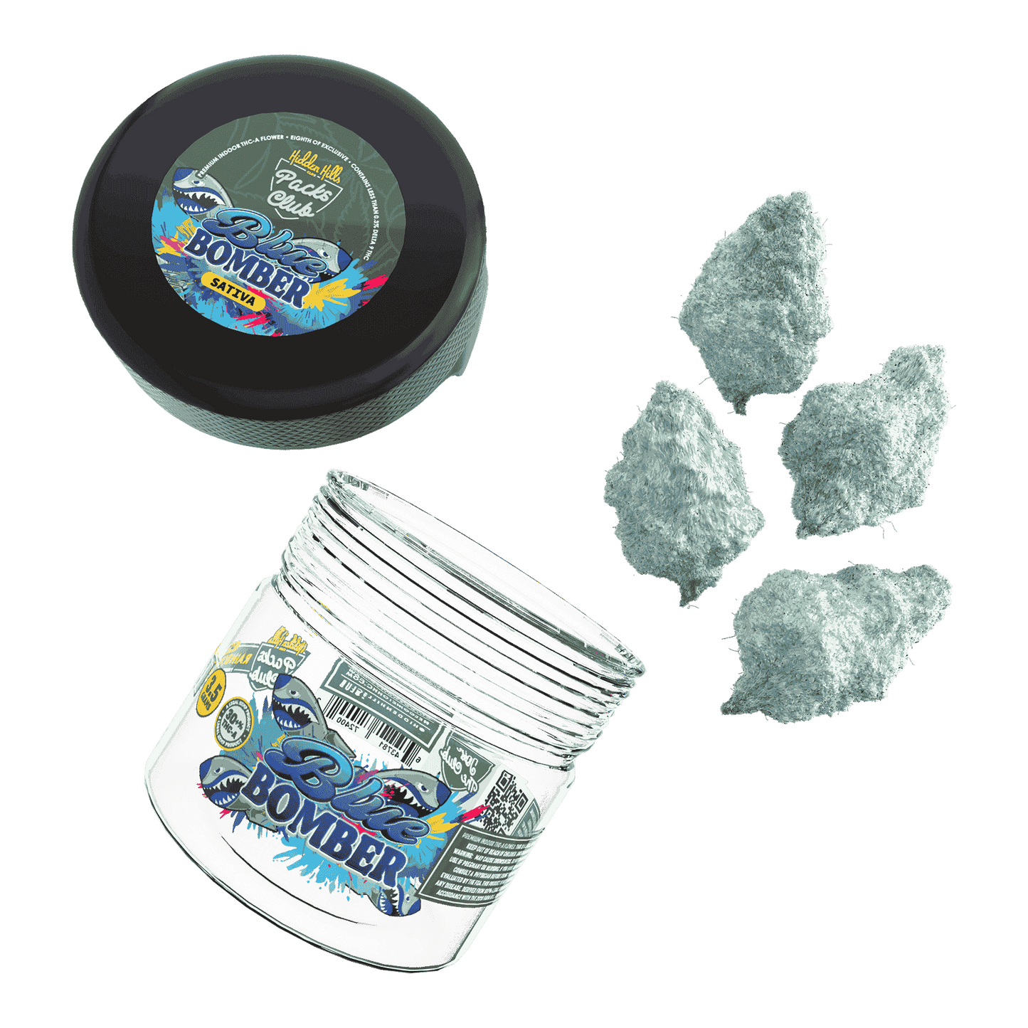 Hidden Hills Club Rainbow Rocks THC-A Flower 3.5g (SINGLE)