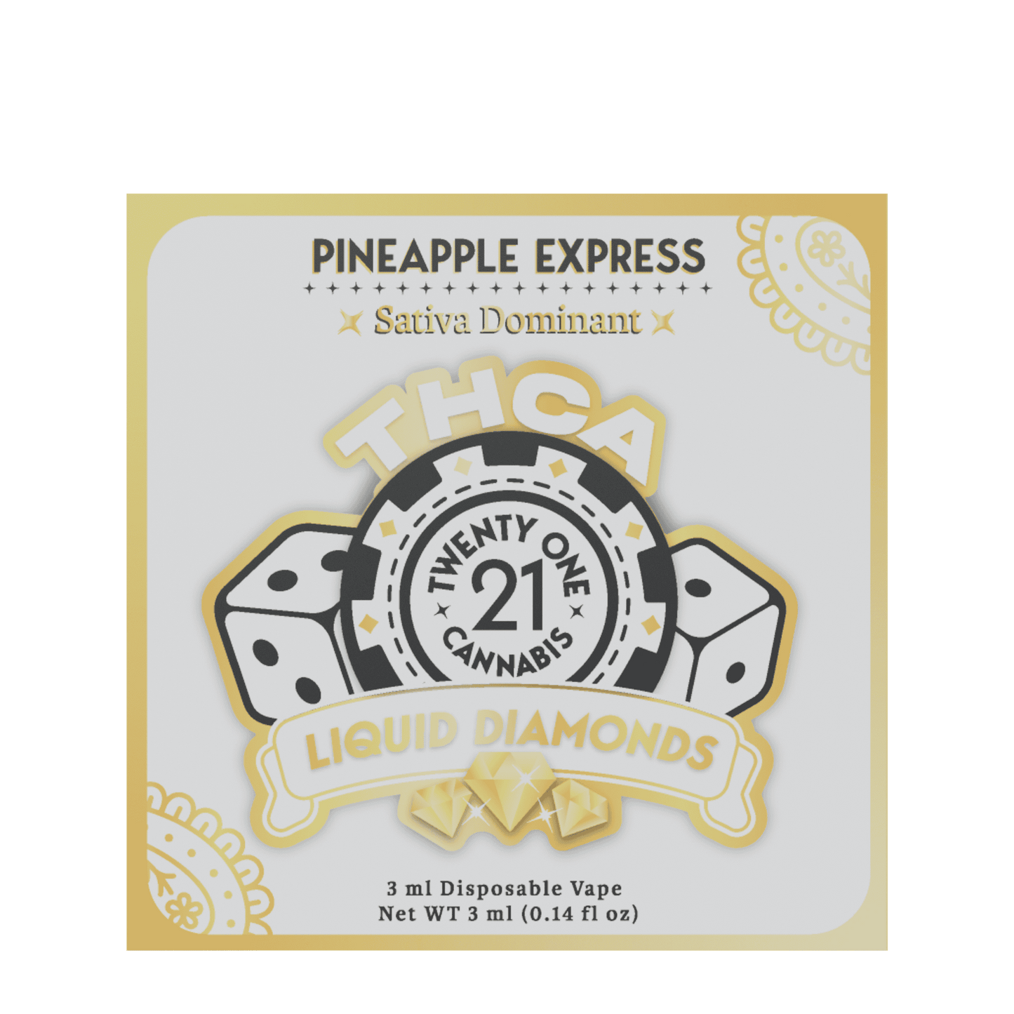 Twenty One THC-A Disposable 3g (6/Pack) [DROPSHIP]