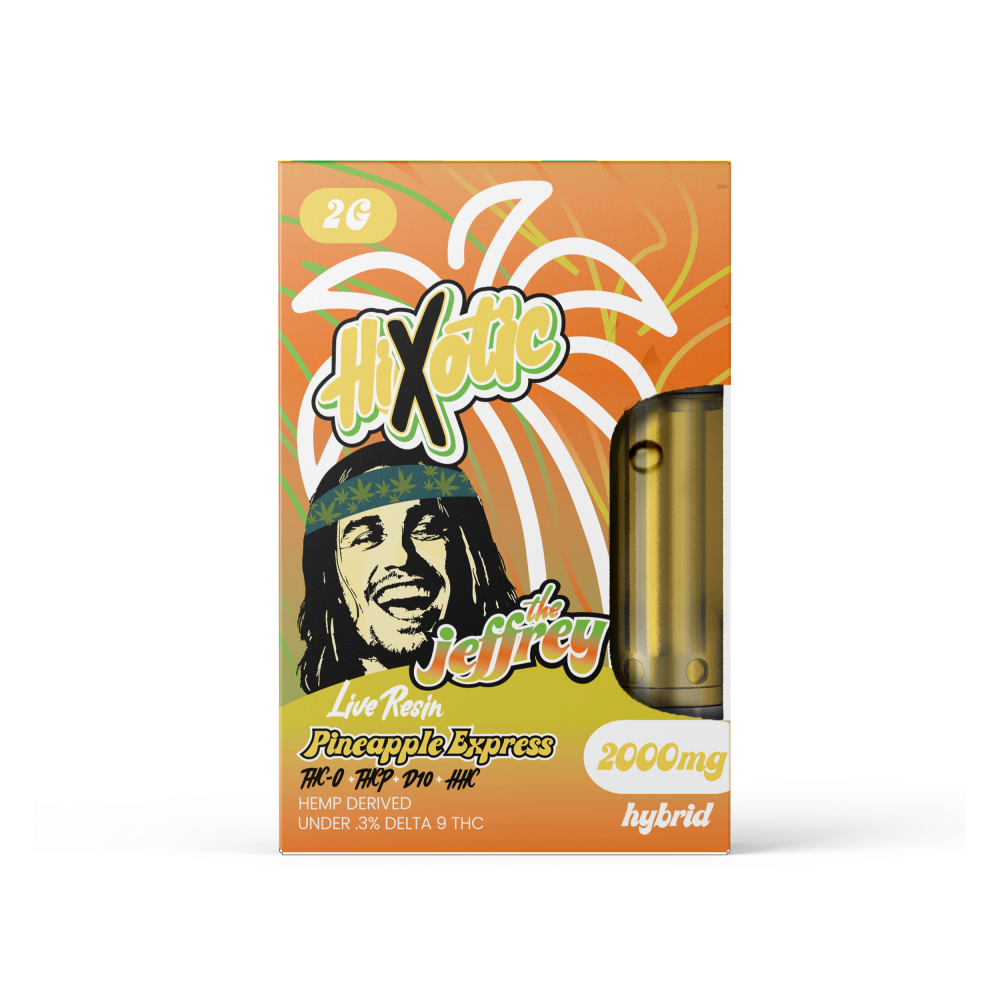 Hixotic The Jeffrey Live Resin Cartridge 2g (10/Pack) [DROPSHIP]