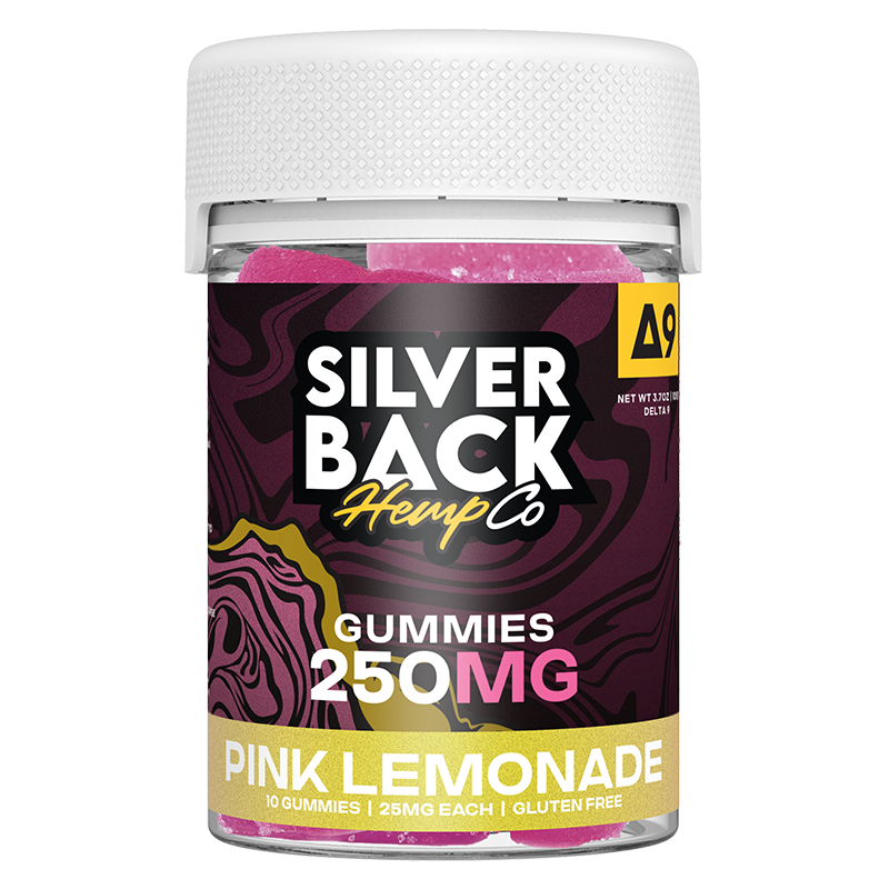 Silverback Hemp Co D9 Gummies 250mg 10ct (SINGLE) [DROPSHIP]
