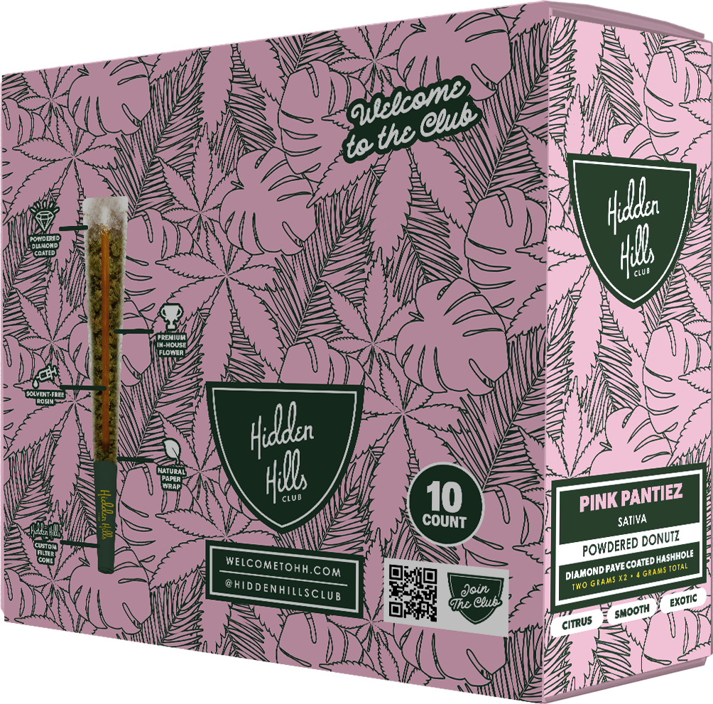 Hidden Hills Club Powdered Donutz THCA Pre Roll 2g 2ct (SINGLE)