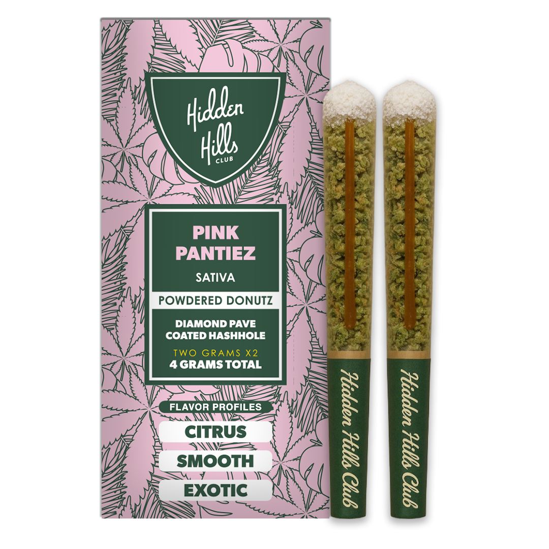 Hidden Hills Club Powdered Donutz THCA Pre Roll 2g 2ct (SINGLE)