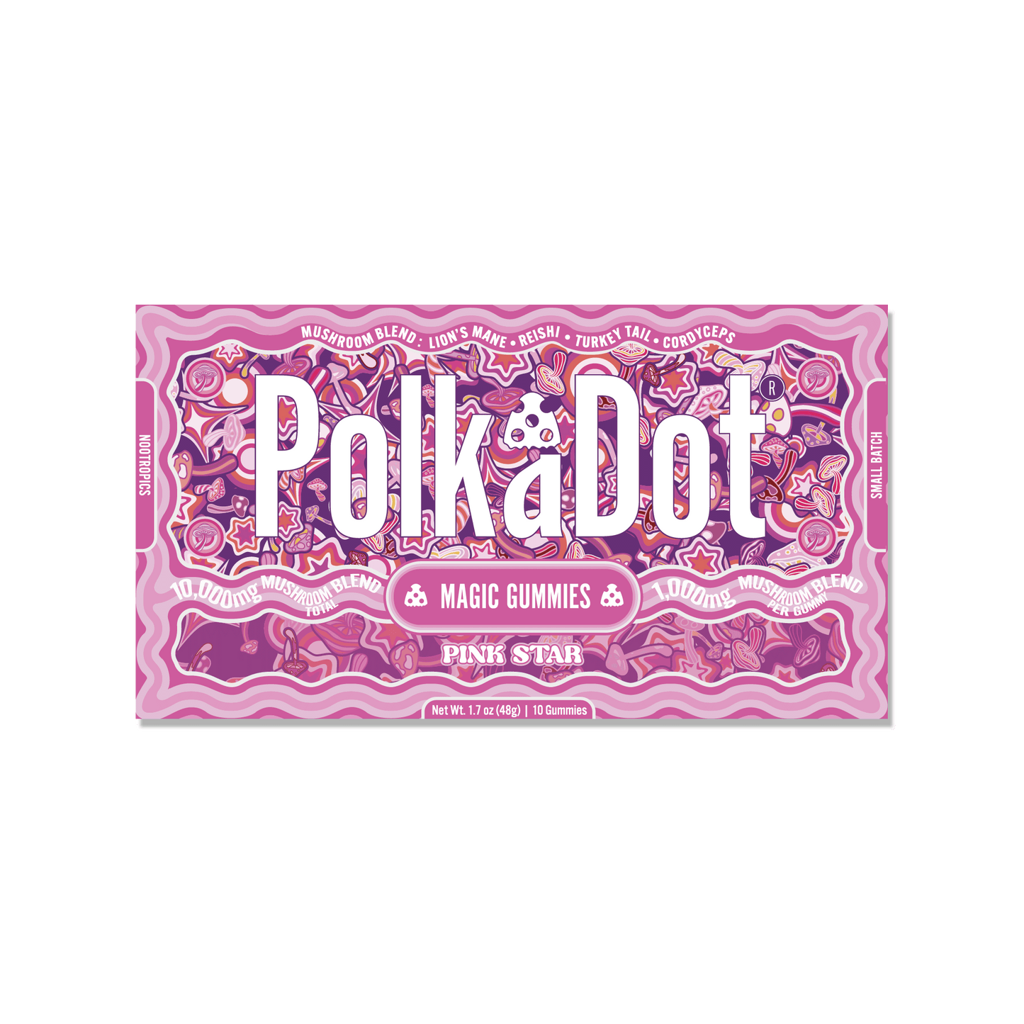 Polkadot Mushroom Magic Gummies 10000mg (10/pack)