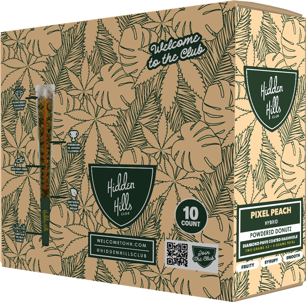 Hidden Hills Club Powdered Donutz THCA Pre Roll 2g 2ct (SINGLE)
