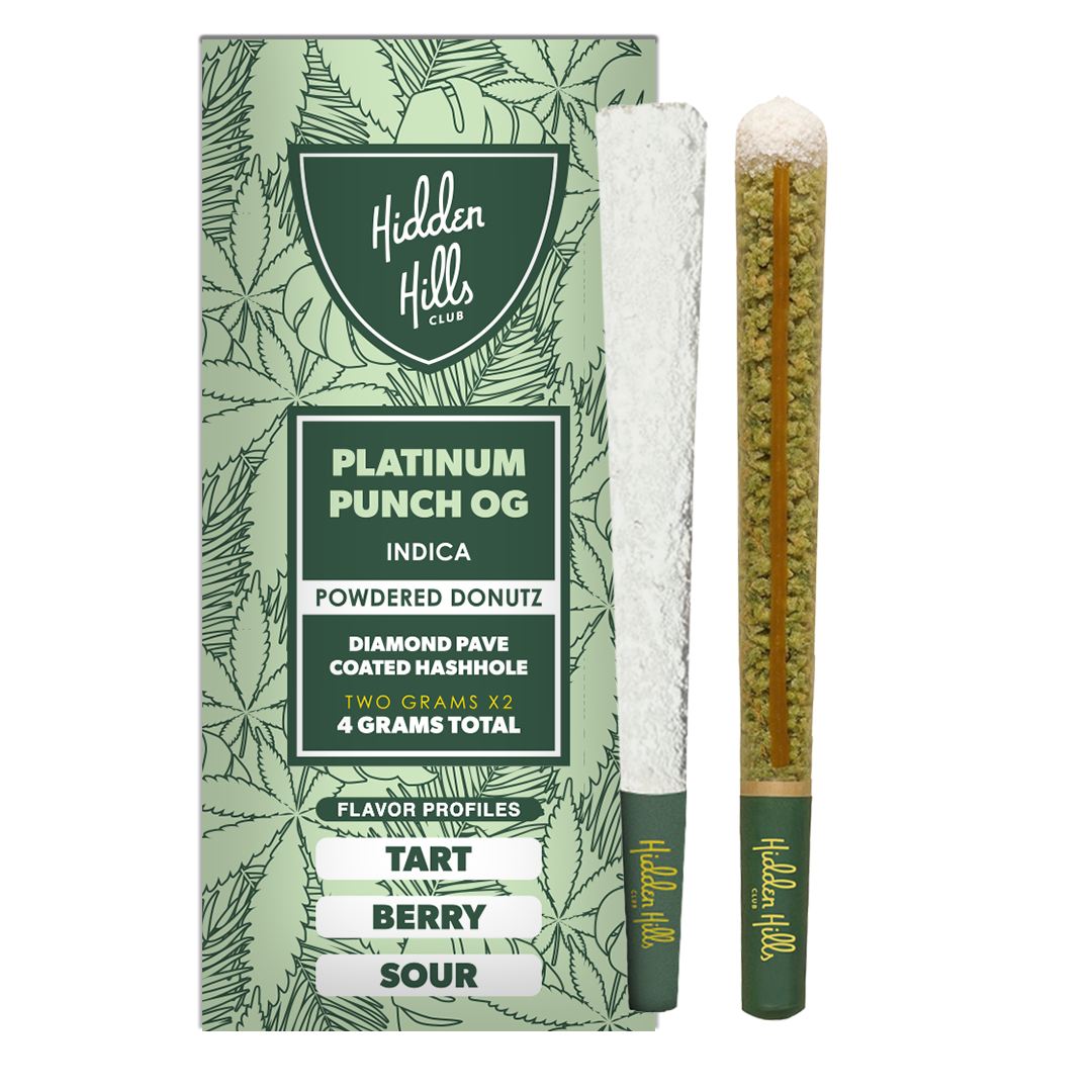 Hidden Hills Club Powdered Donutz THCA Pre Roll 2g 2ct (SINGLE)