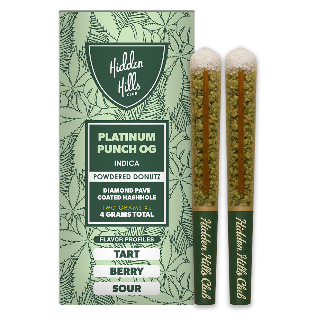 Hidden Hills Club Powdered Donutz THCA Pre Roll 2g 2ct (SINGLE)