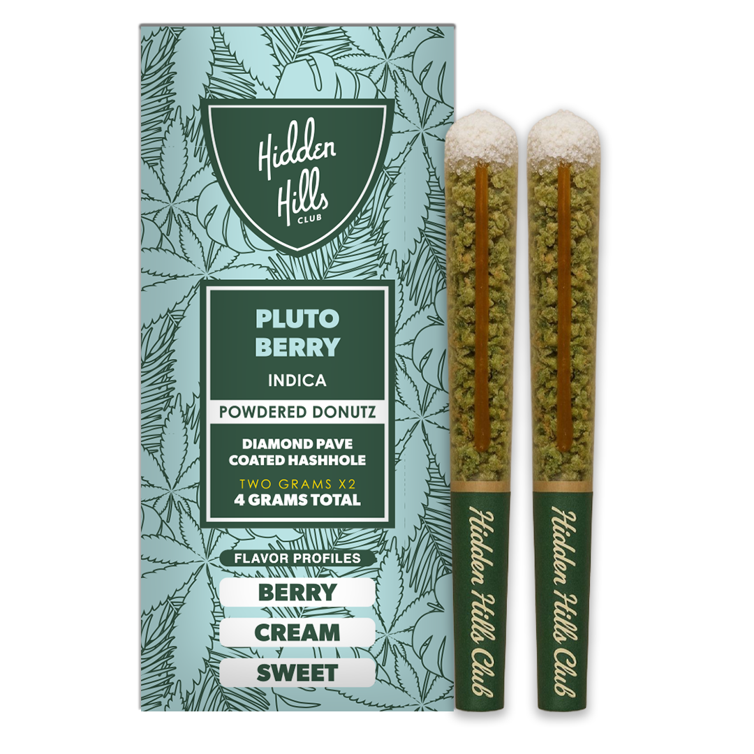 Hidden Hills Club Powdered Donutz THCA Pre Roll 2g 2ct (SINGLE)