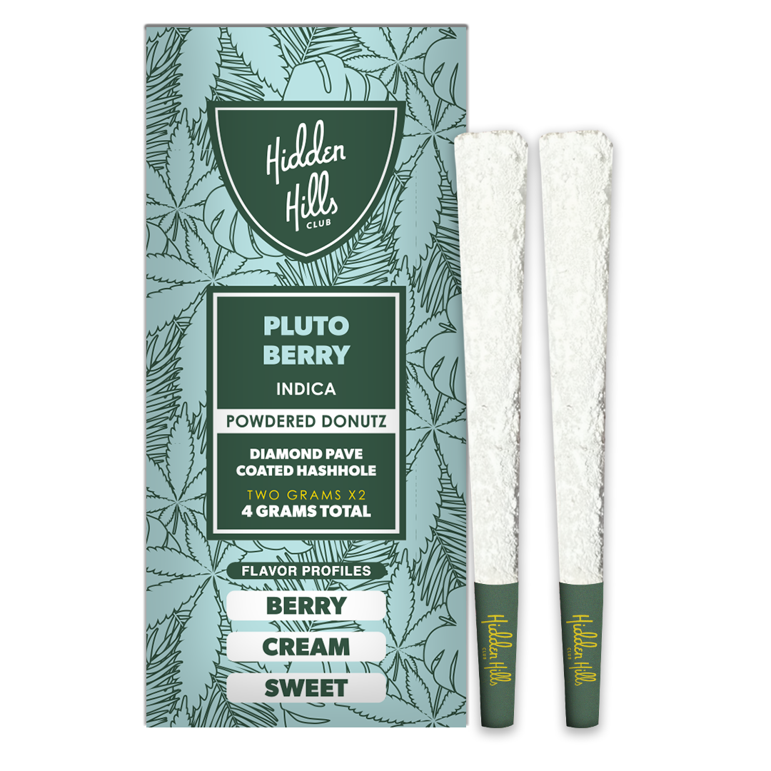 Hidden Hills Club Powdered Donutz THCA Pre Roll 2g 2ct (SINGLE)