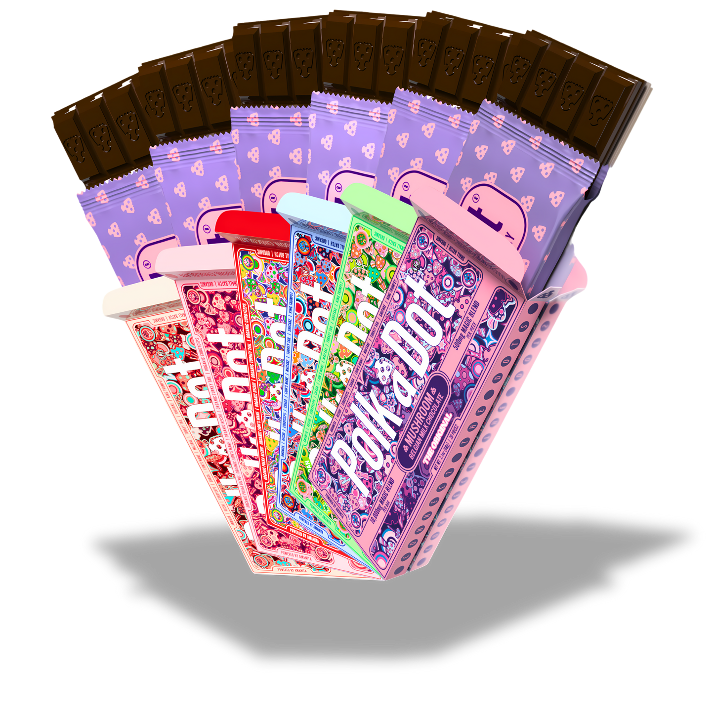 Polkadot Amanita Chocolate Bar 10000mg (10/pack)