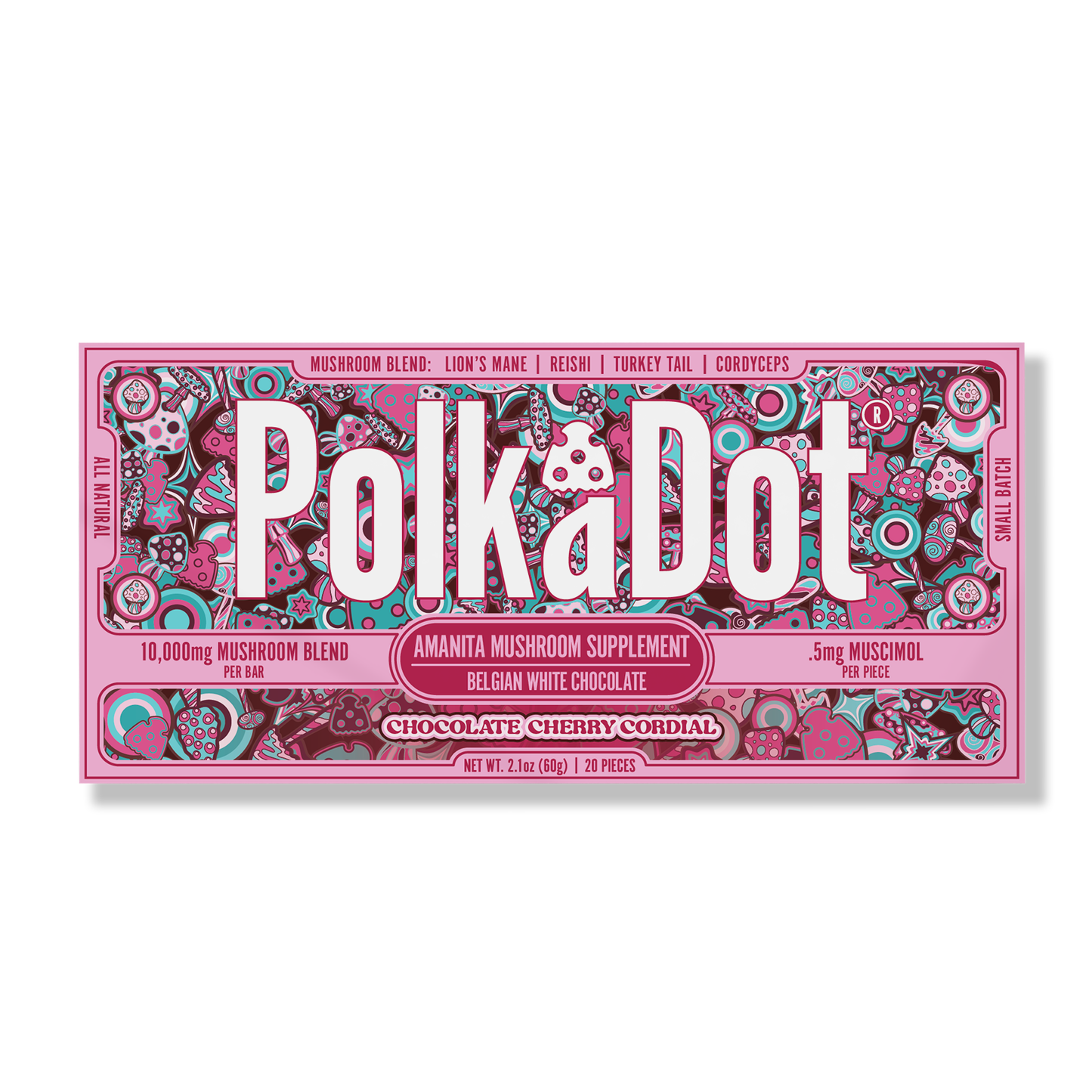 Polkadot Amanita Chocolate Bar 10000mg (10/pack)