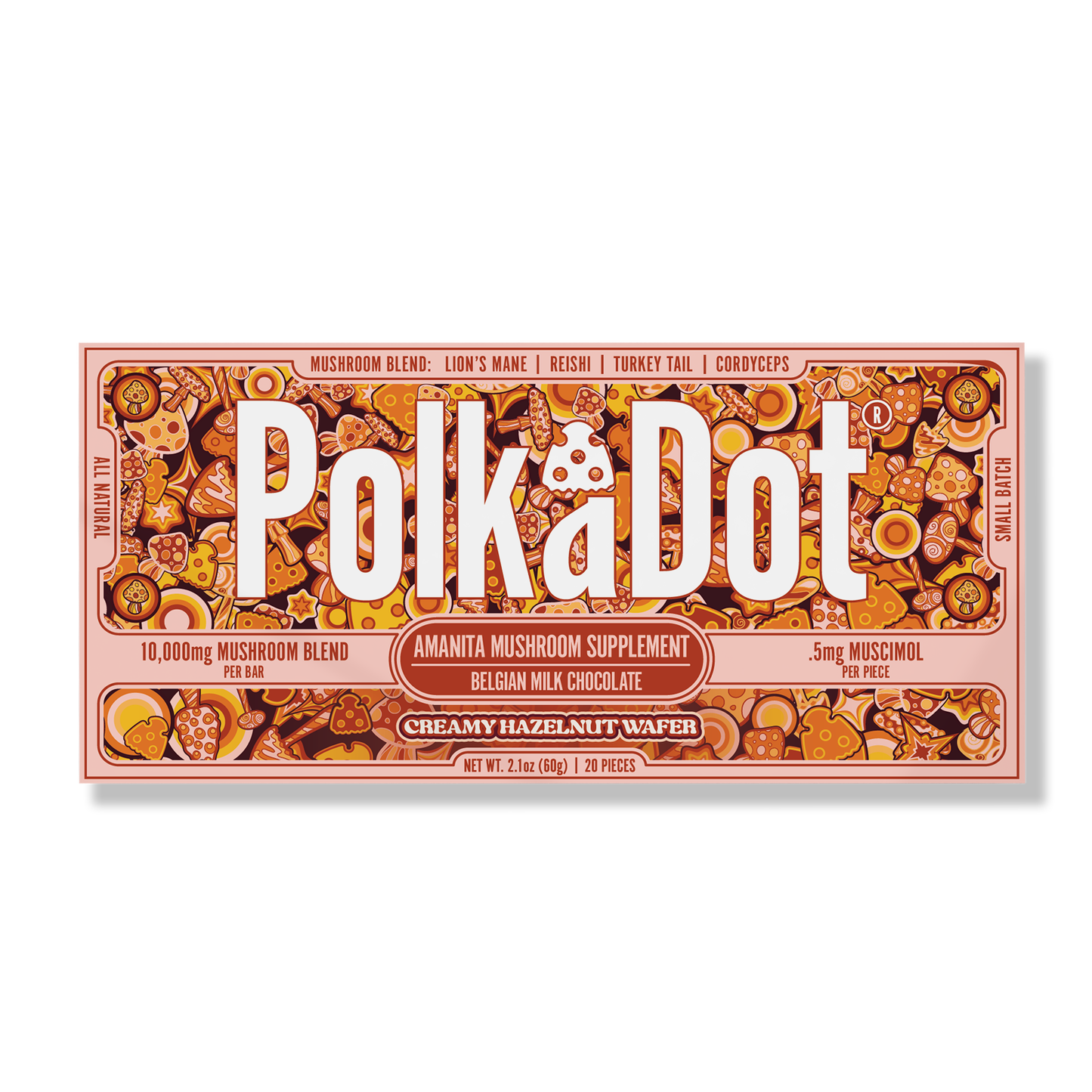 Polkadot Amanita Chocolate Bar 10000mg (10/pack)