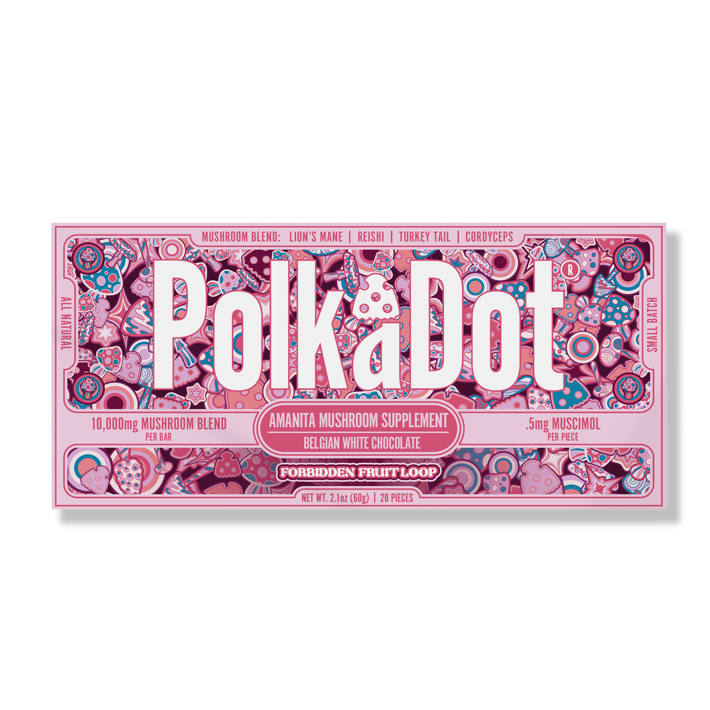 Polkadot Amanita Chocolate Bar 10000mg (10/pack)