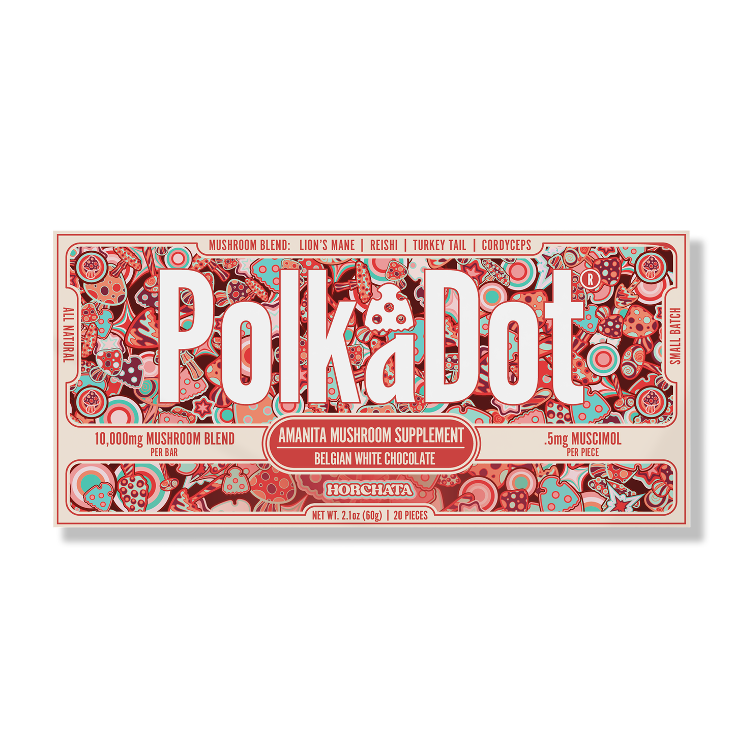 Polkadot Amanita Chocolate Bar 10000mg (10/pack)