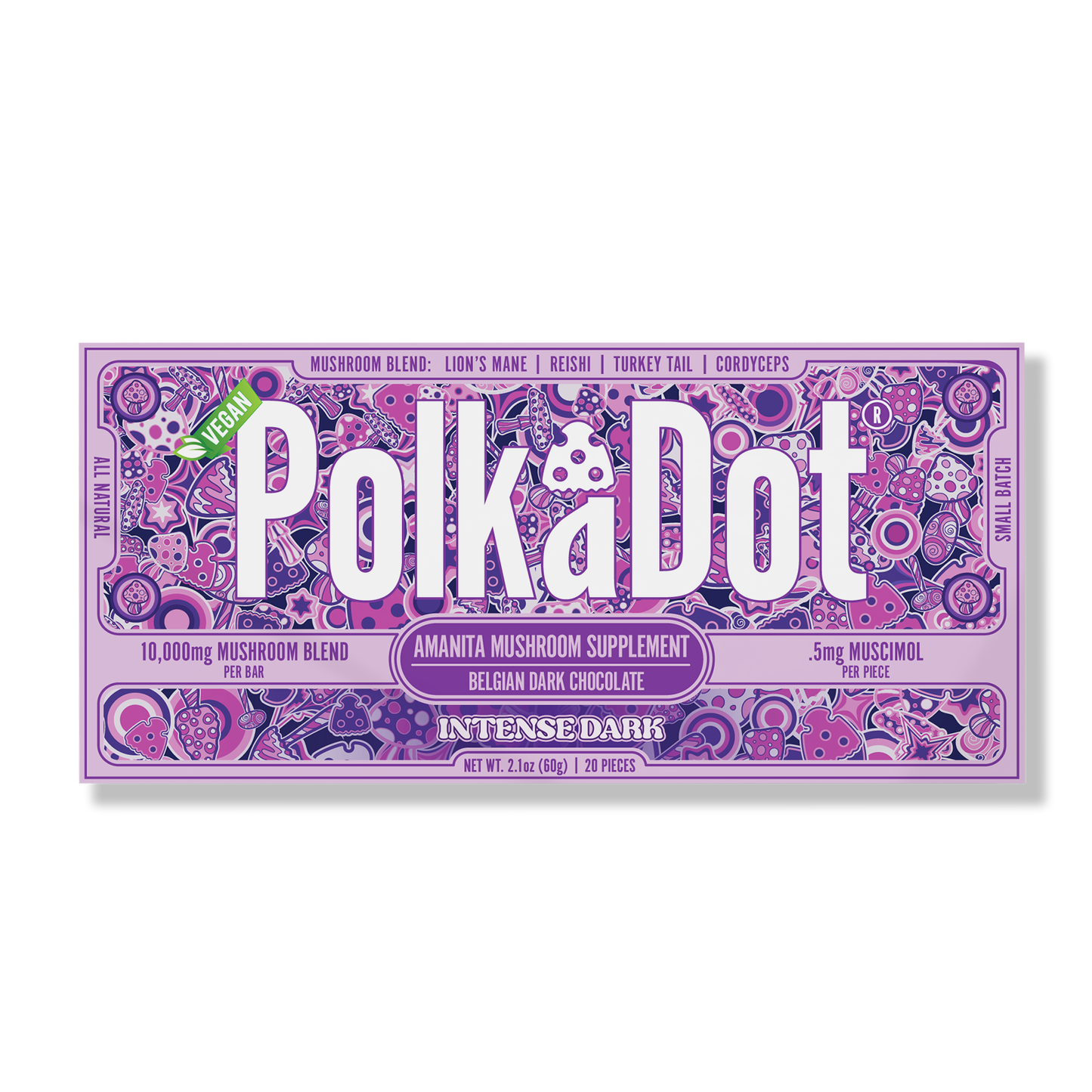 Polkadot Amanita Chocolate Bar 10000mg (10/pack)