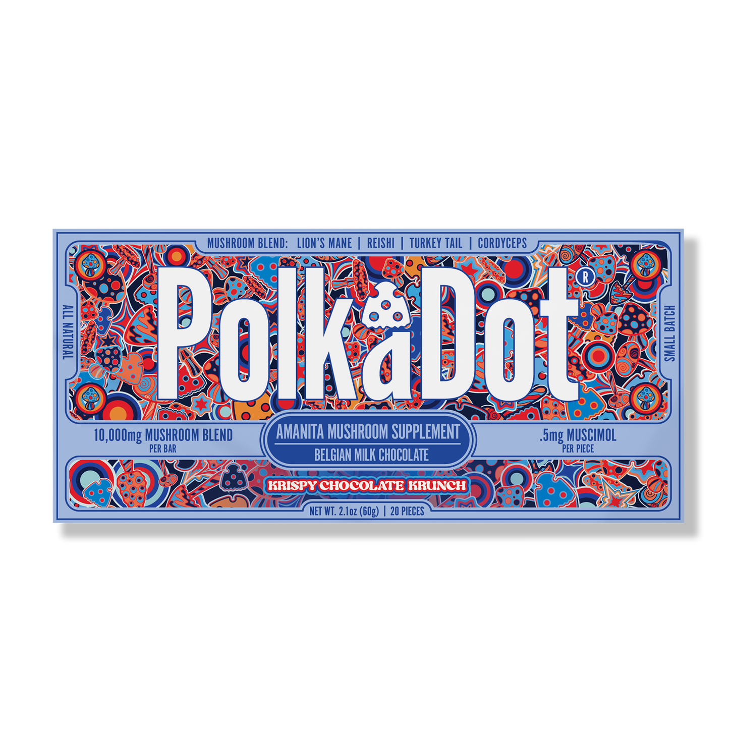 Polkadot Amanita Chocolate Bar 10000mg (10/pack)