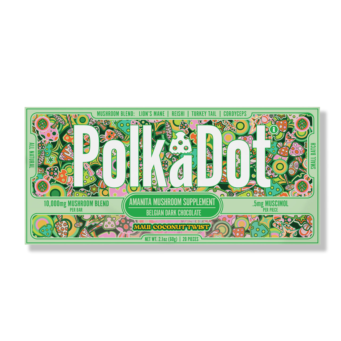Polkadot Amanita Chocolate Bar 10000mg (10/pack)