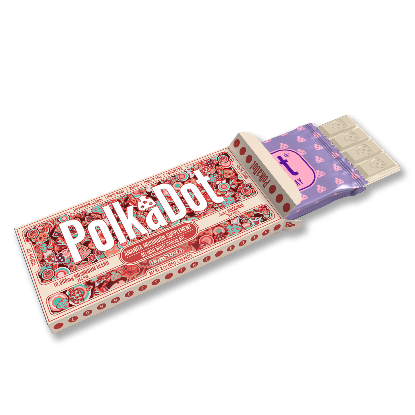 Polkadot Amanita Chocolate Bar 10000mg (10/pack)