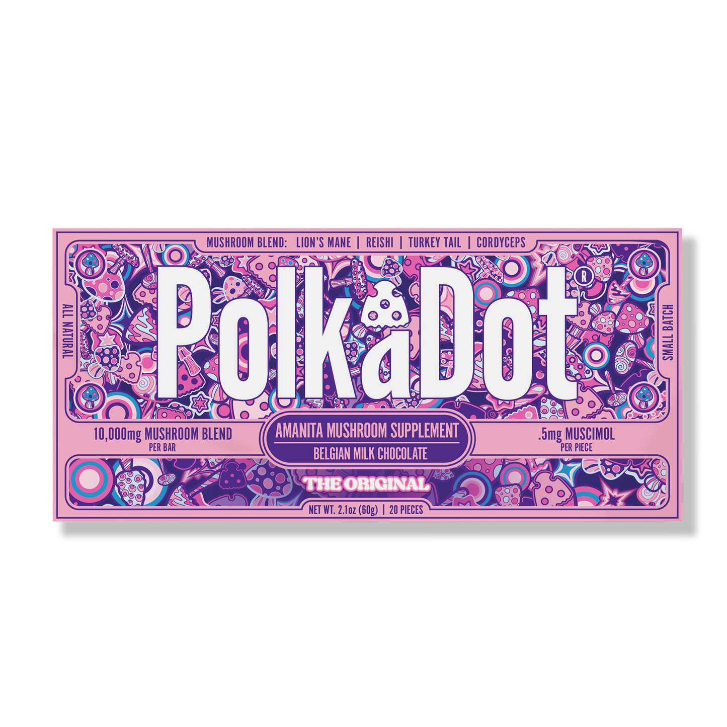 Polkadot Amanita Chocolate Bar 10000mg (10/pack)
