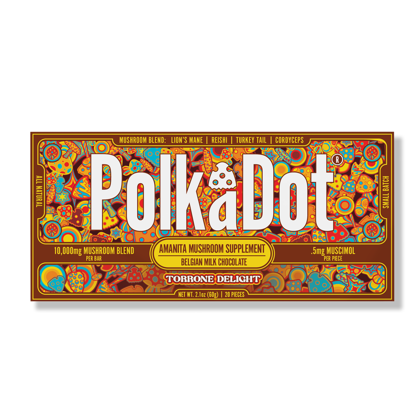 Polkadot Amanita Chocolate Bar 10000mg (10/pack)