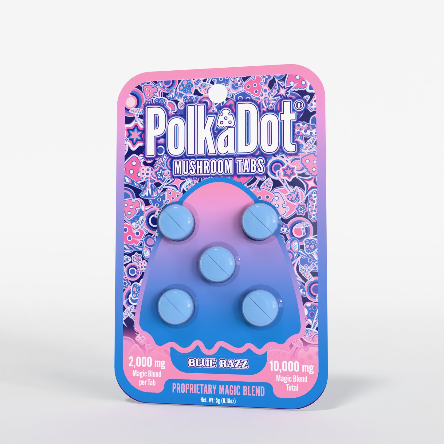 Polkadot Mushroom Tabs 2000mg 5ct (SINGLE)