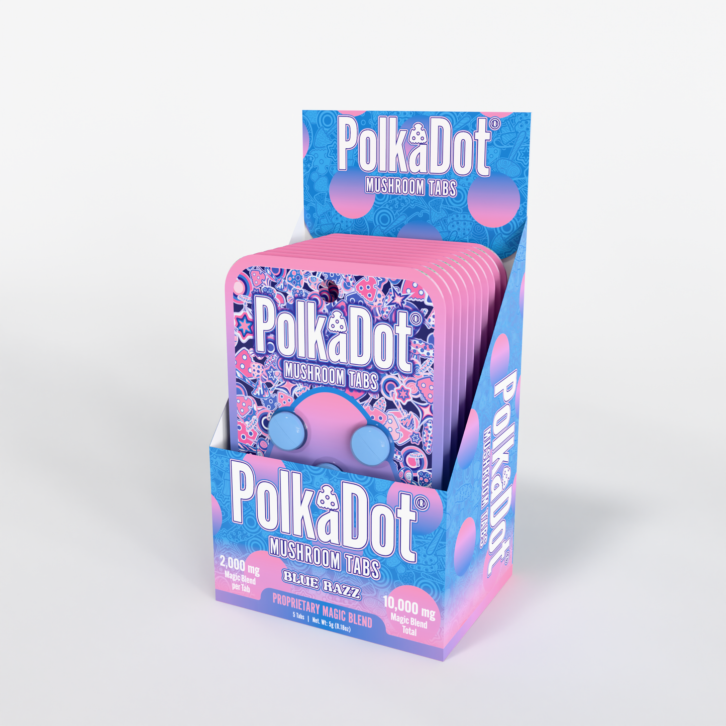 Polkadot Mushroom Tabs 2000mg 5ct (SINGLE)
