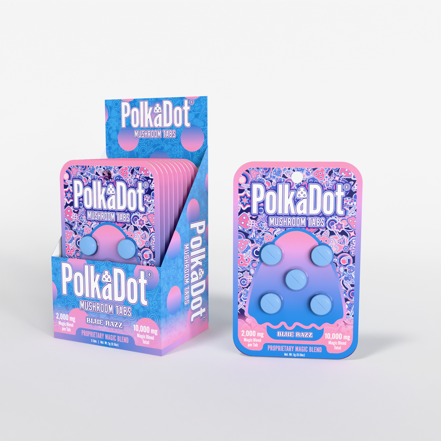 Polkadot Mushroom Tabs 2000mg 5ct (SINGLE)