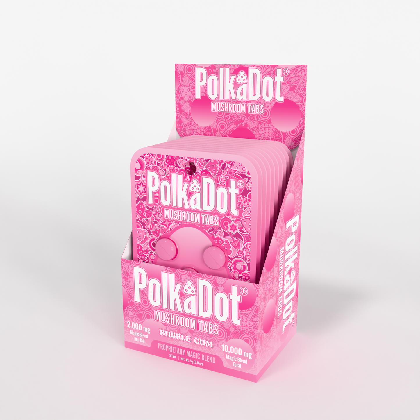 Polkadot Mushroom Tabs 2000mg 5ct (SINGLE)