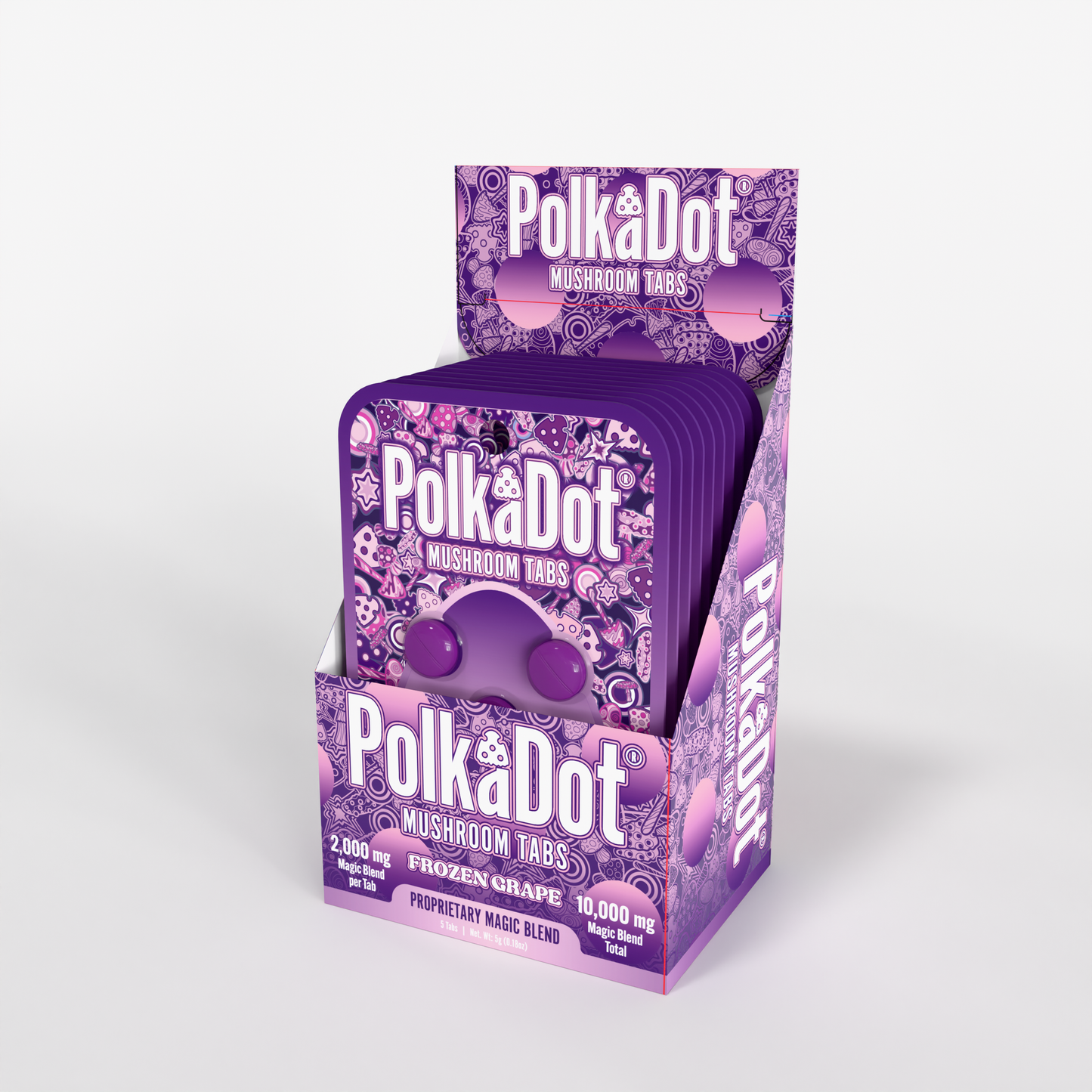 Polkadot Mushroom Tabs 2000mg 5ct (SINGLE)