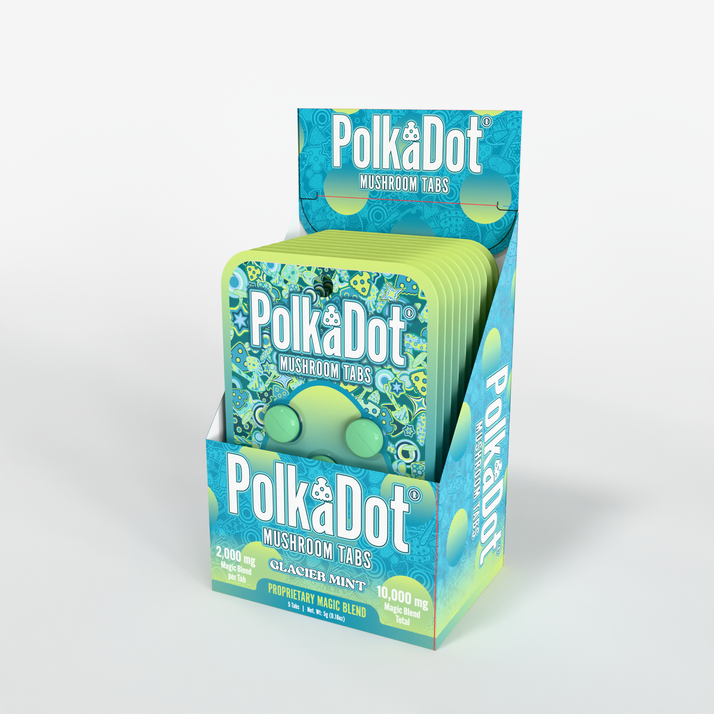 Polkadot Mushroom Tabs 2000mg 5ct (SINGLE)
