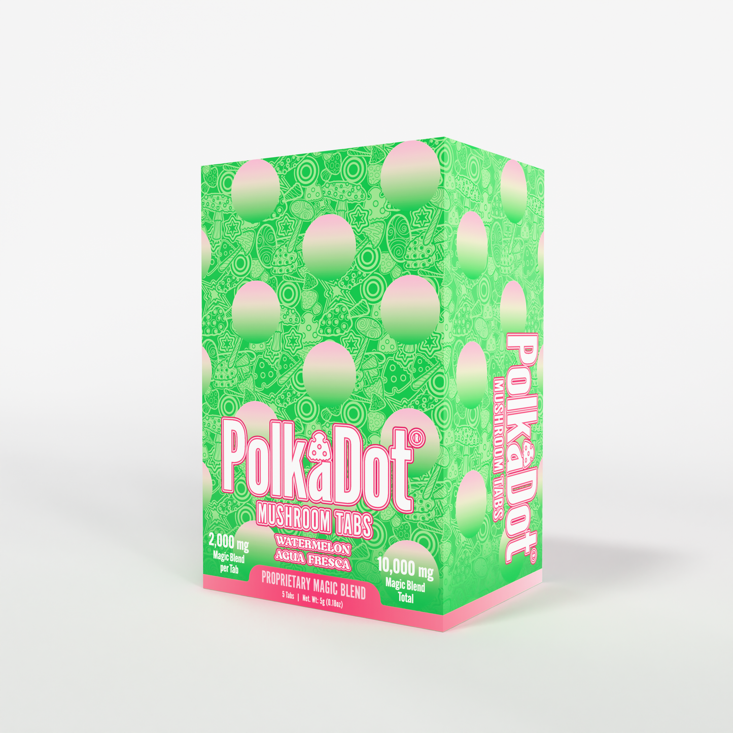 Polkadot Mushroom Tabs 2000mg 5ct (SINGLE)