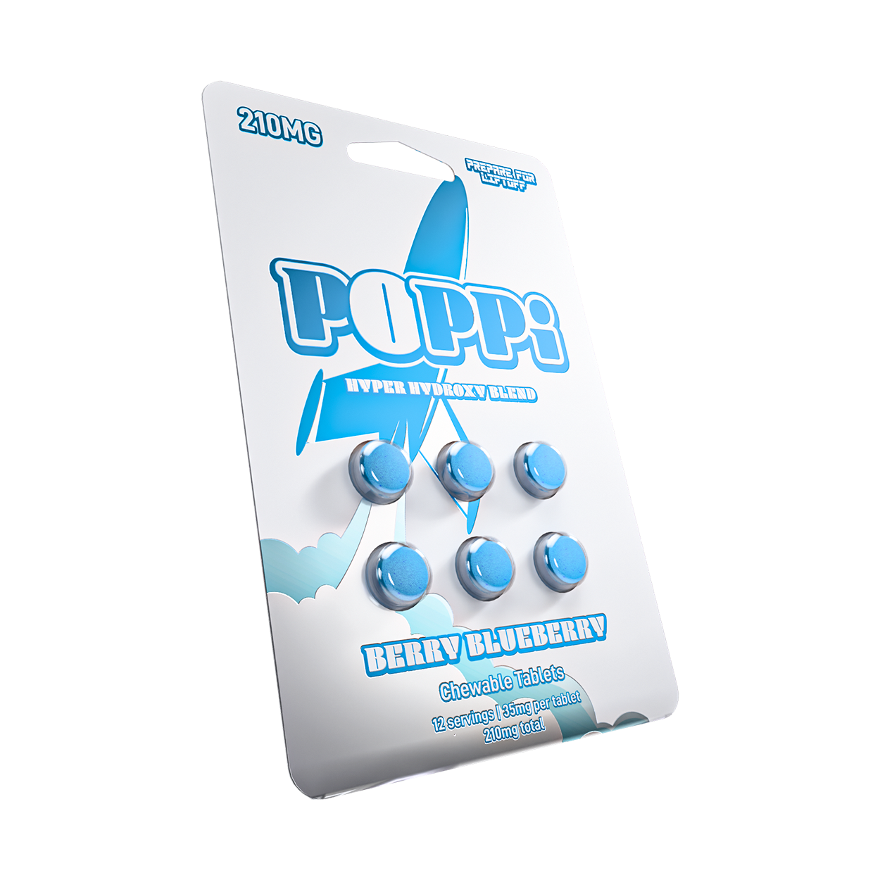 Poppi 7Hydroxy Tablets 35mg 6ct (6/pack) [DROPSHIP]