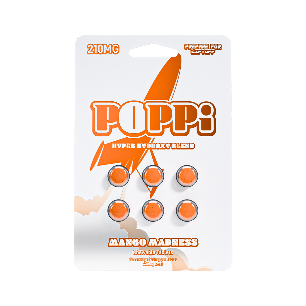 Poppi 7Hydroxy Tablets 35mg 6ct (6/pack) [DROPSHIP]