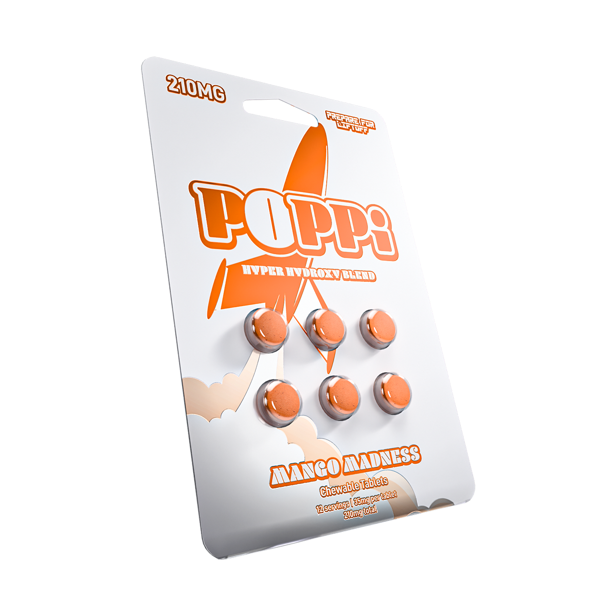 Poppi 7Hydroxy Tablets 35mg 6ct (6/pack) [DROPSHIP]