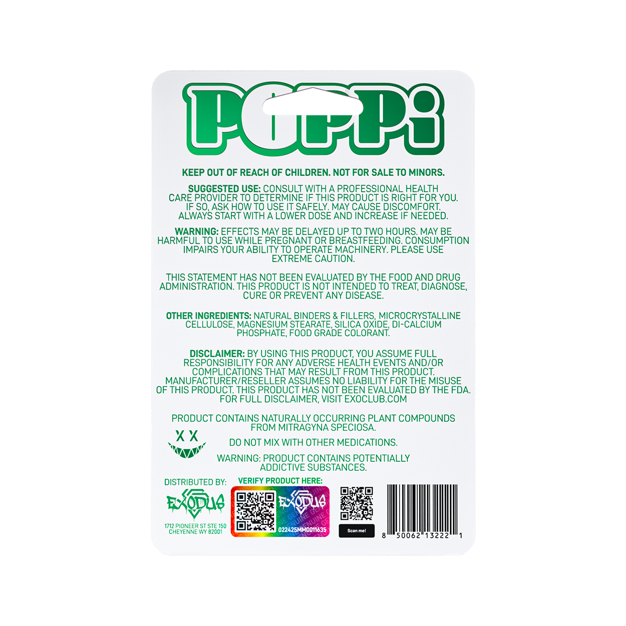 Poppi 7Hydroxy Tablets 35mg 6ct (6/pack) [DROPSHIP]