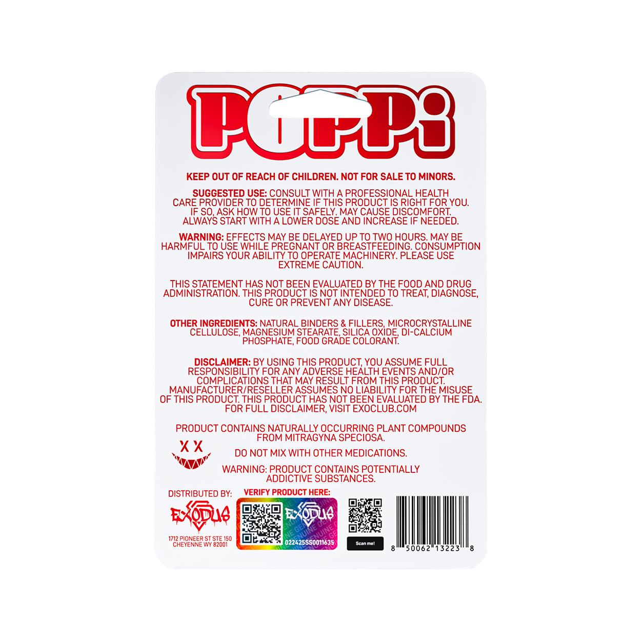 Poppi 7Hydroxy Tablets 35mg 6ct (6/pack) [DROPSHIP]