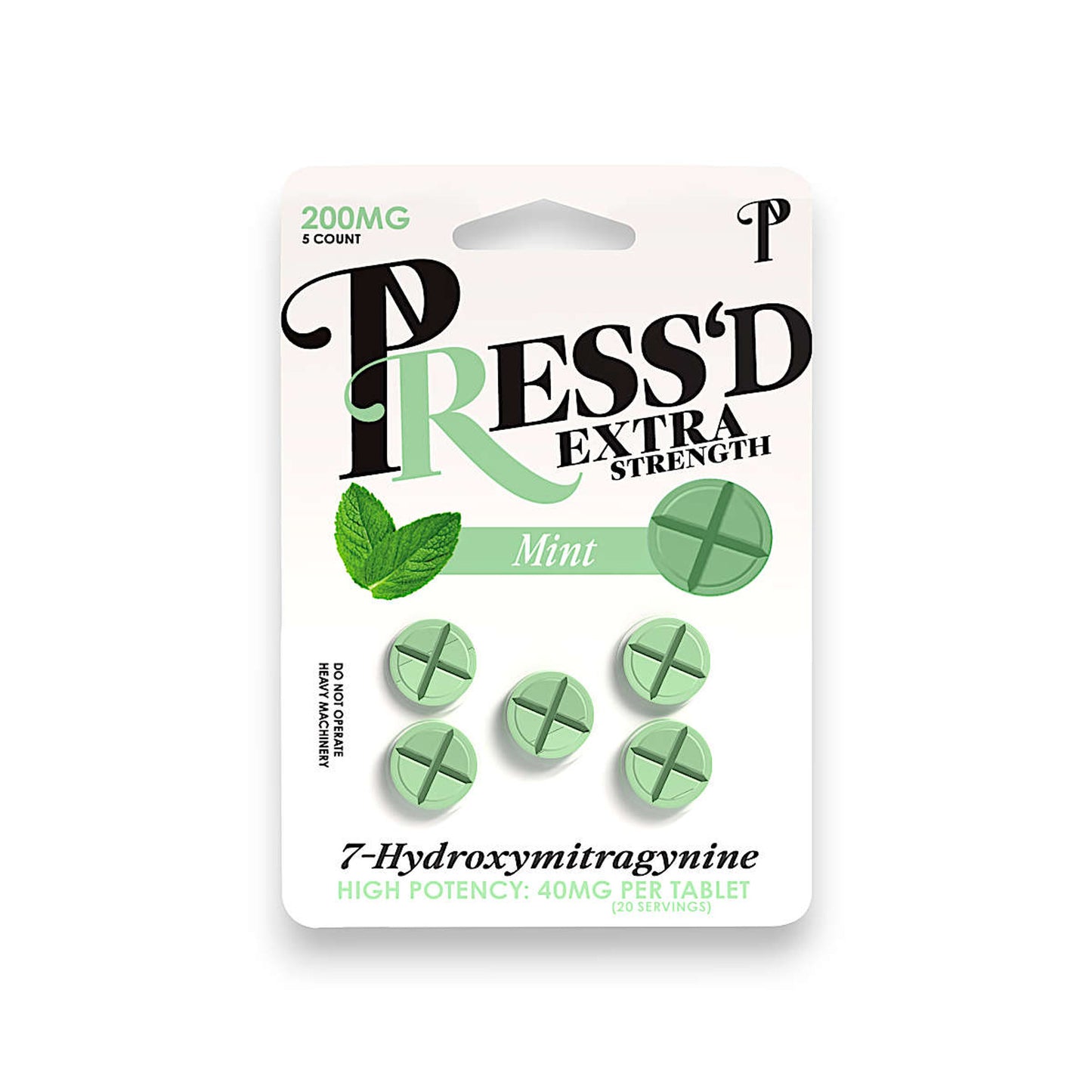 PressD 7Hydroxy Extra Strength Tablets 40mg 5ct (SINGLE)